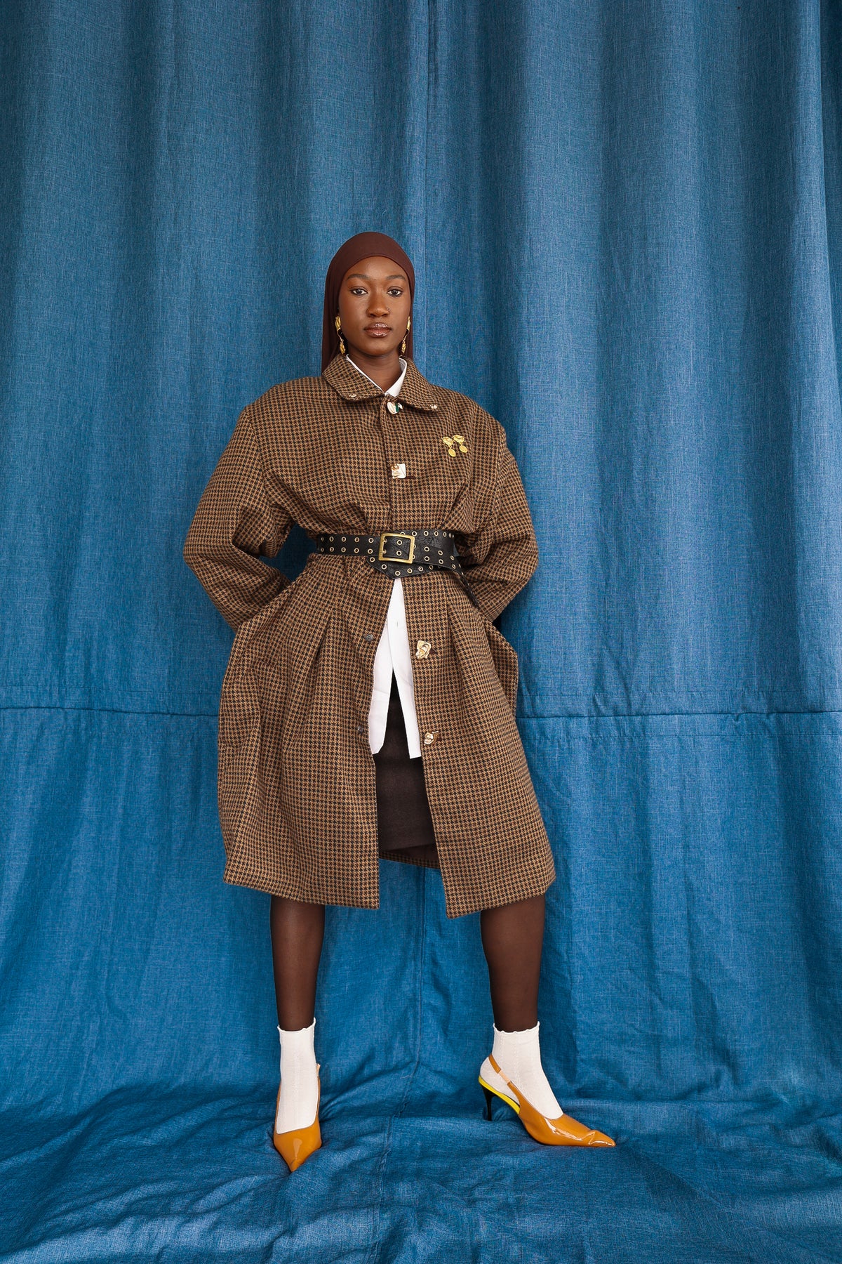 MAUDE houndstooth coat