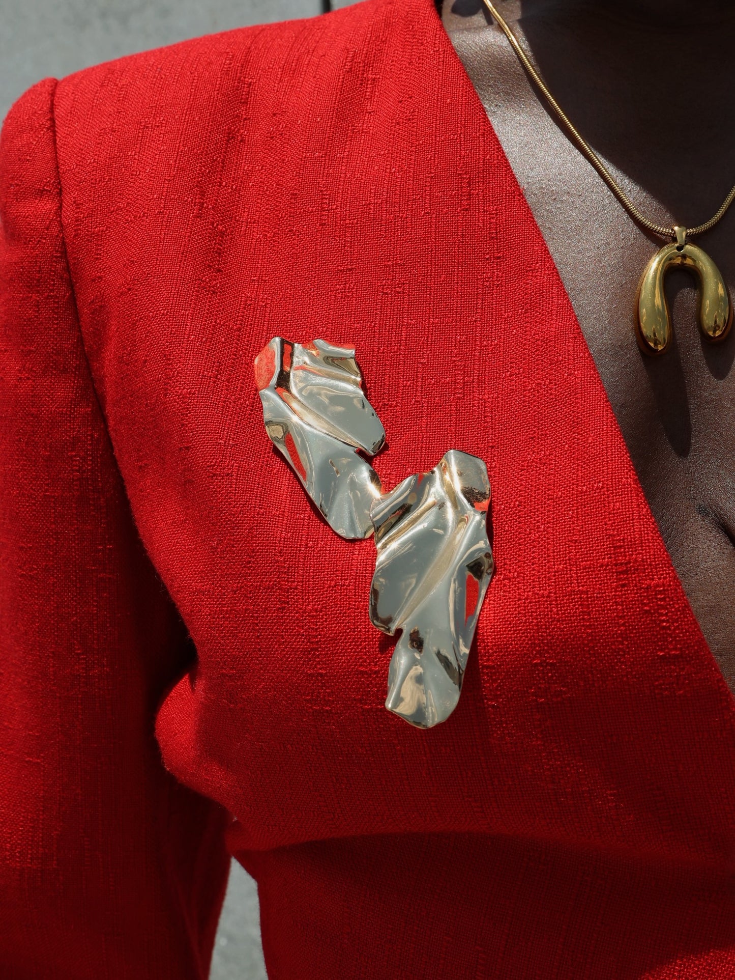 Ruby mini skirt suit set