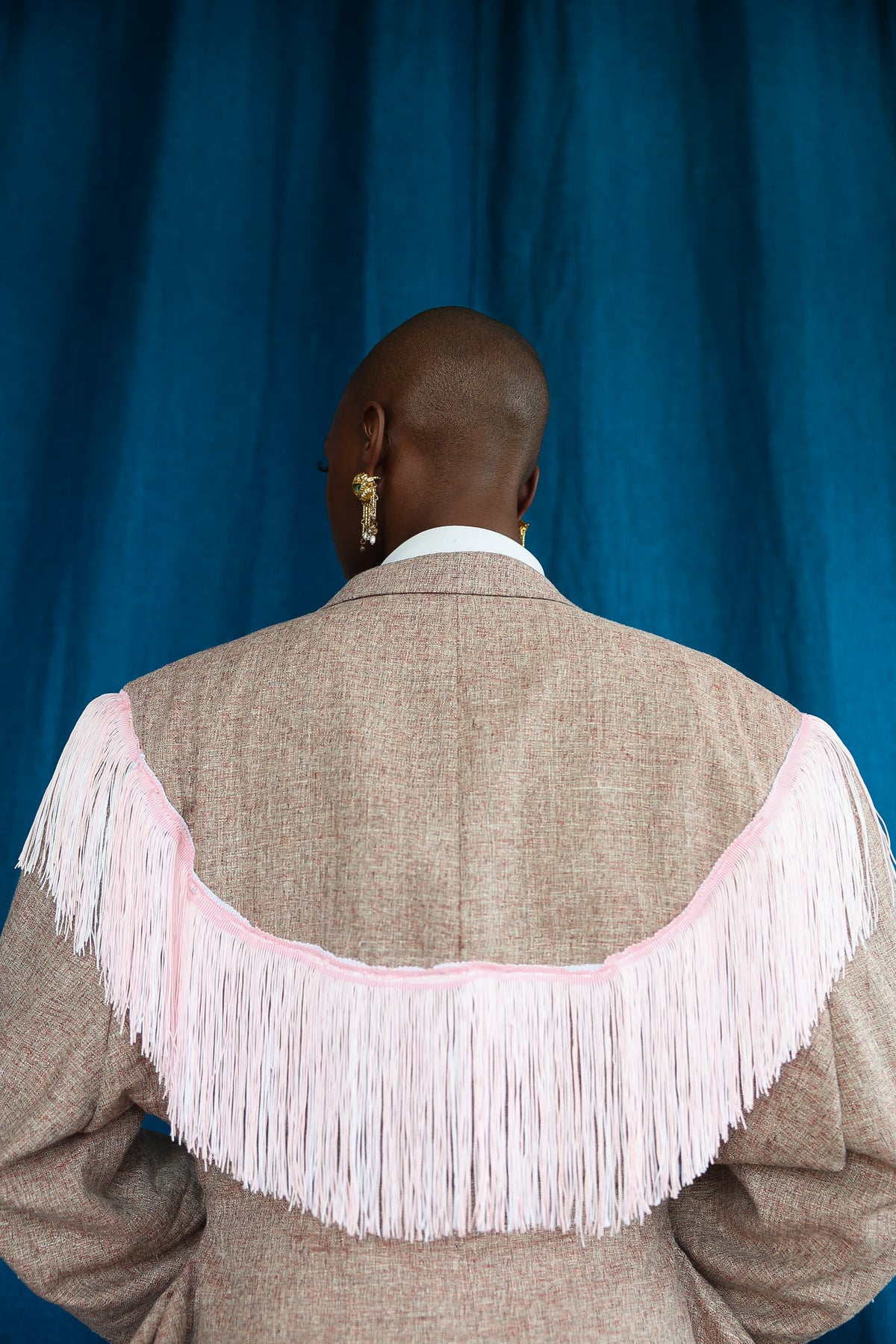 VANA fringe blazer.
