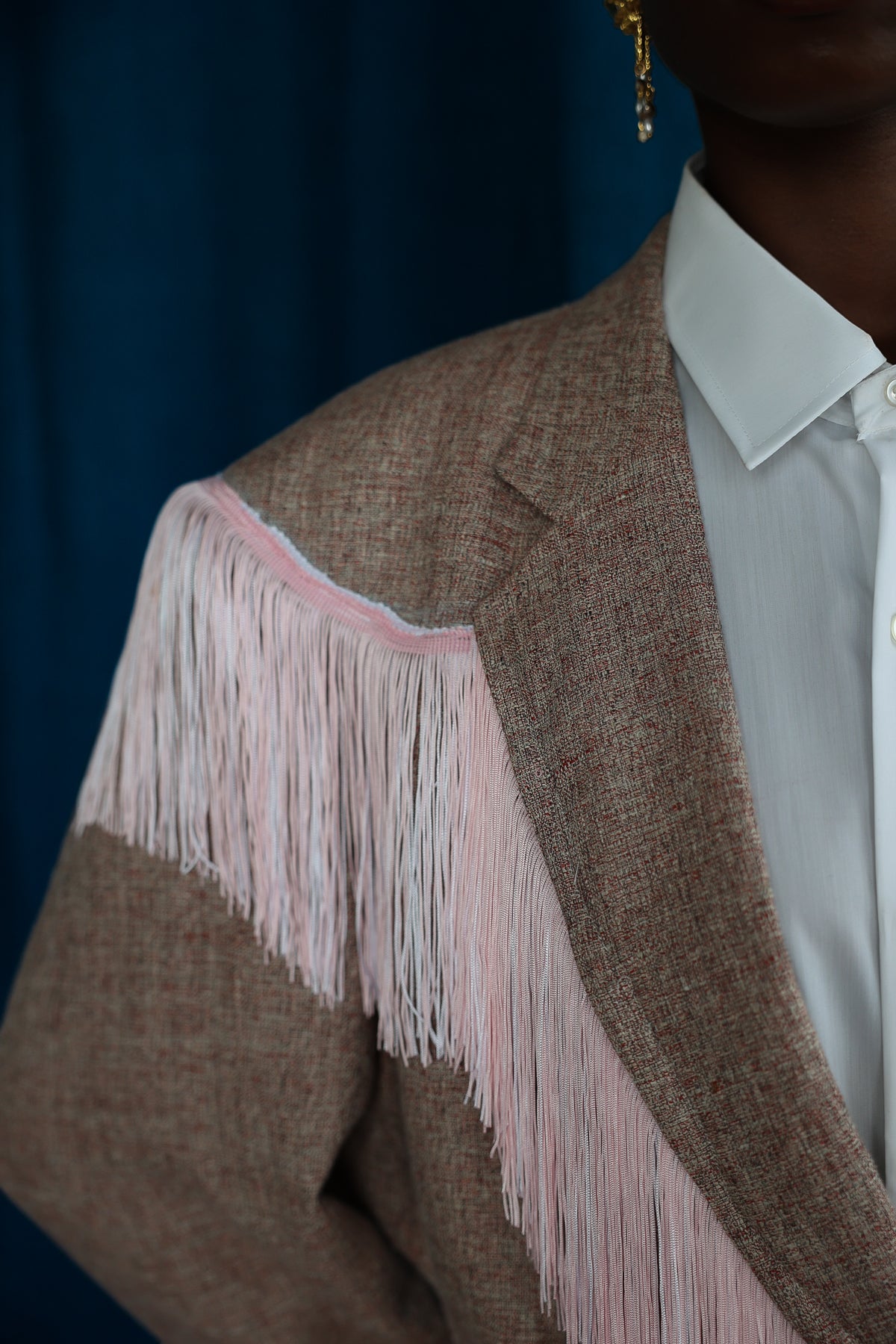 VANA fringe blazer.