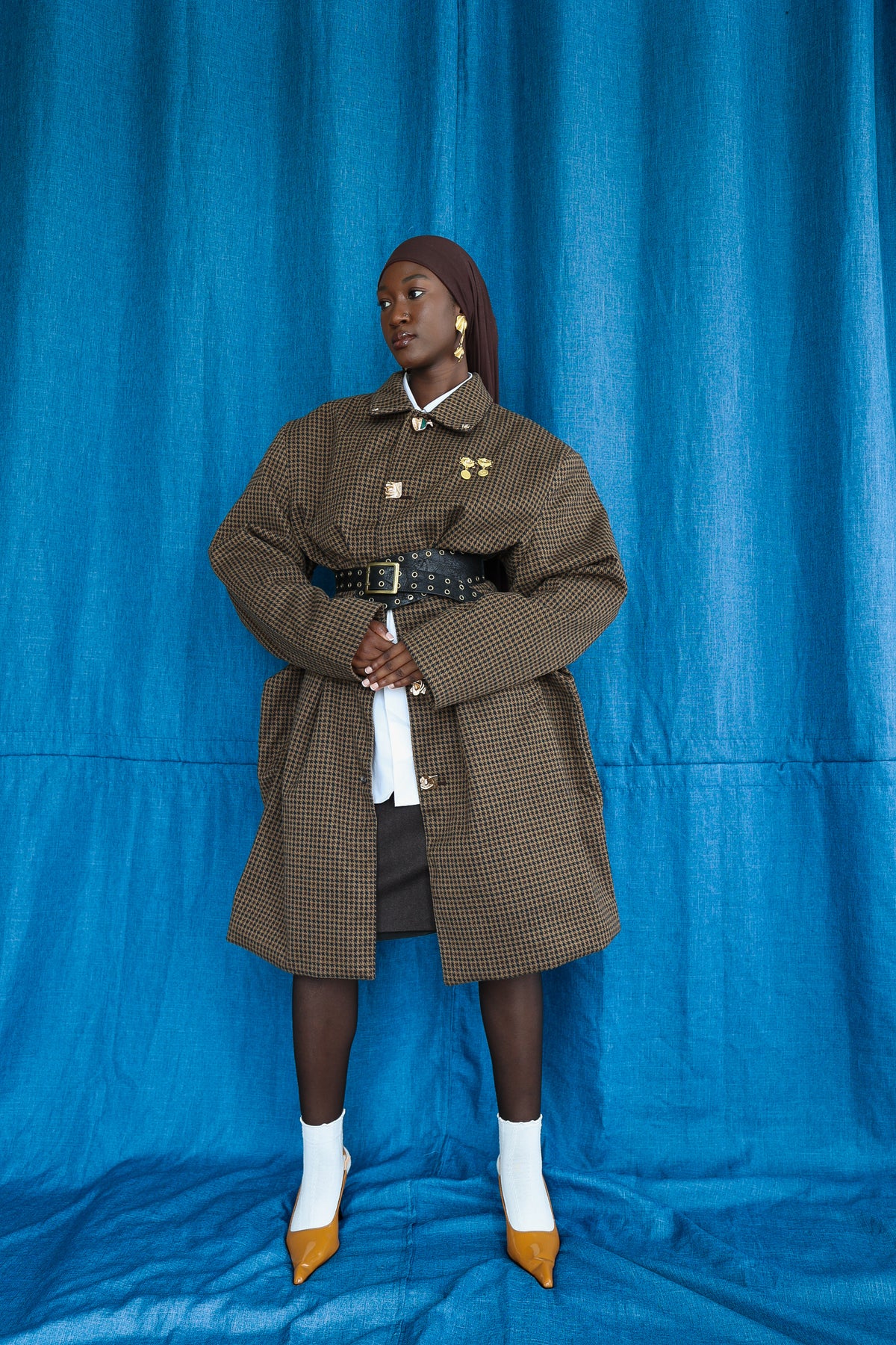 MAUDE houndstooth coat