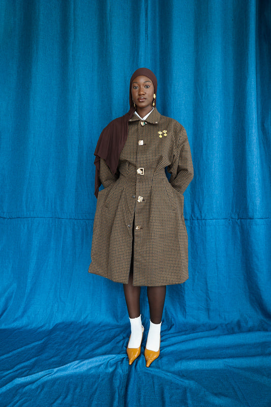 MAUDE houndstooth coat