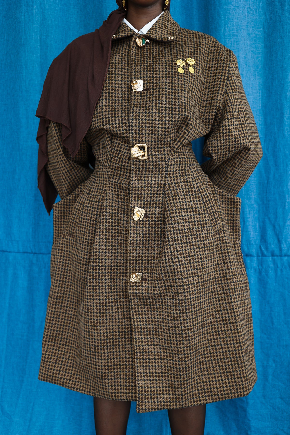 MAUDE houndstooth coat