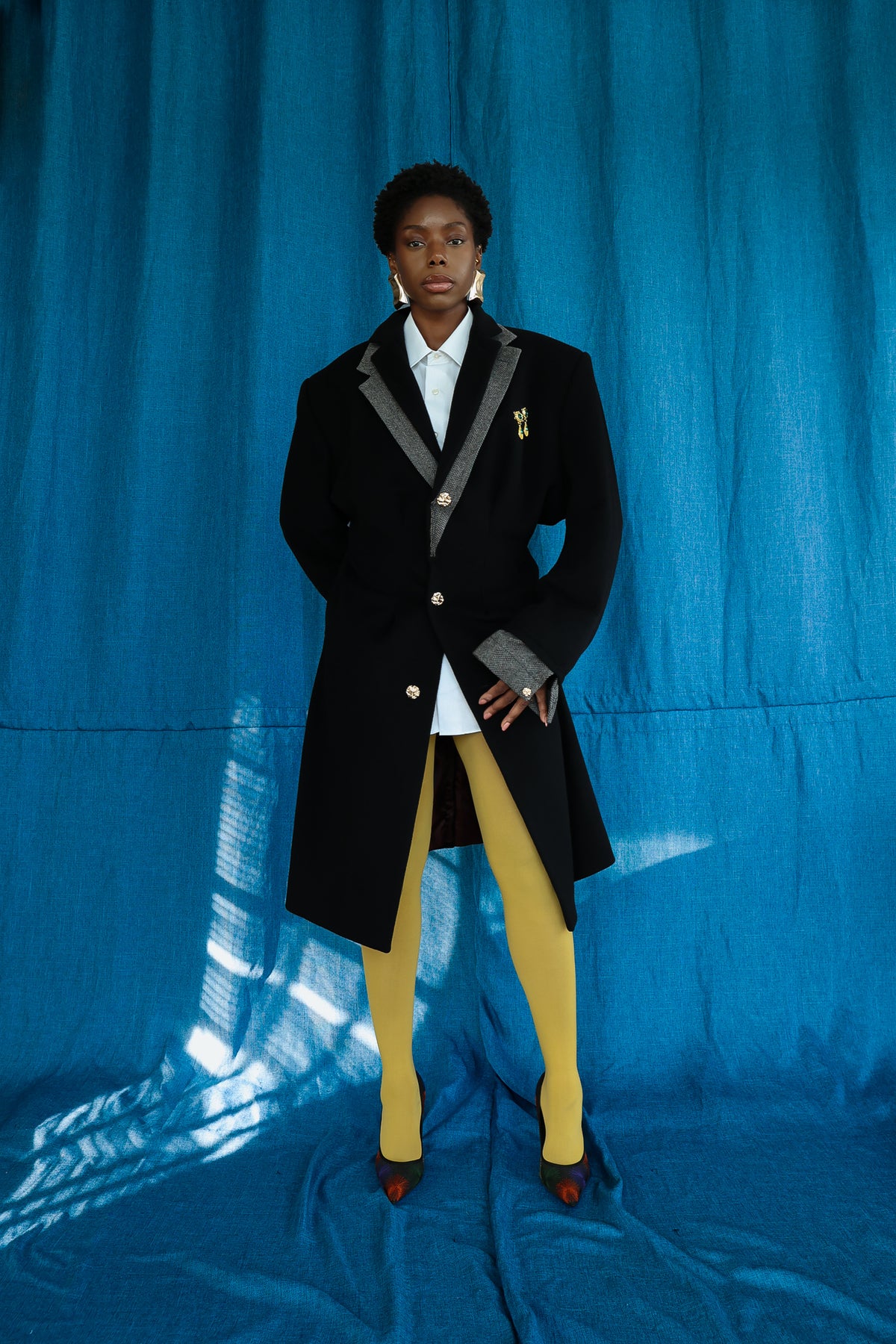 ONYX double collared trench