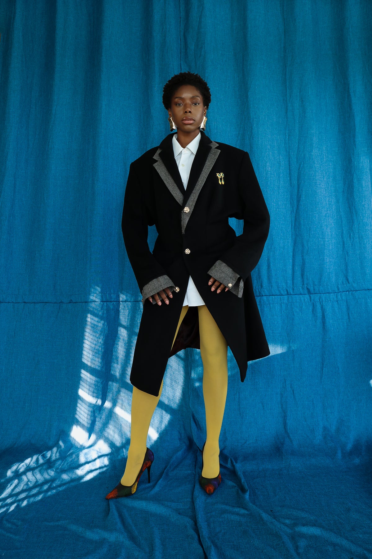 ONYX double collared trench
