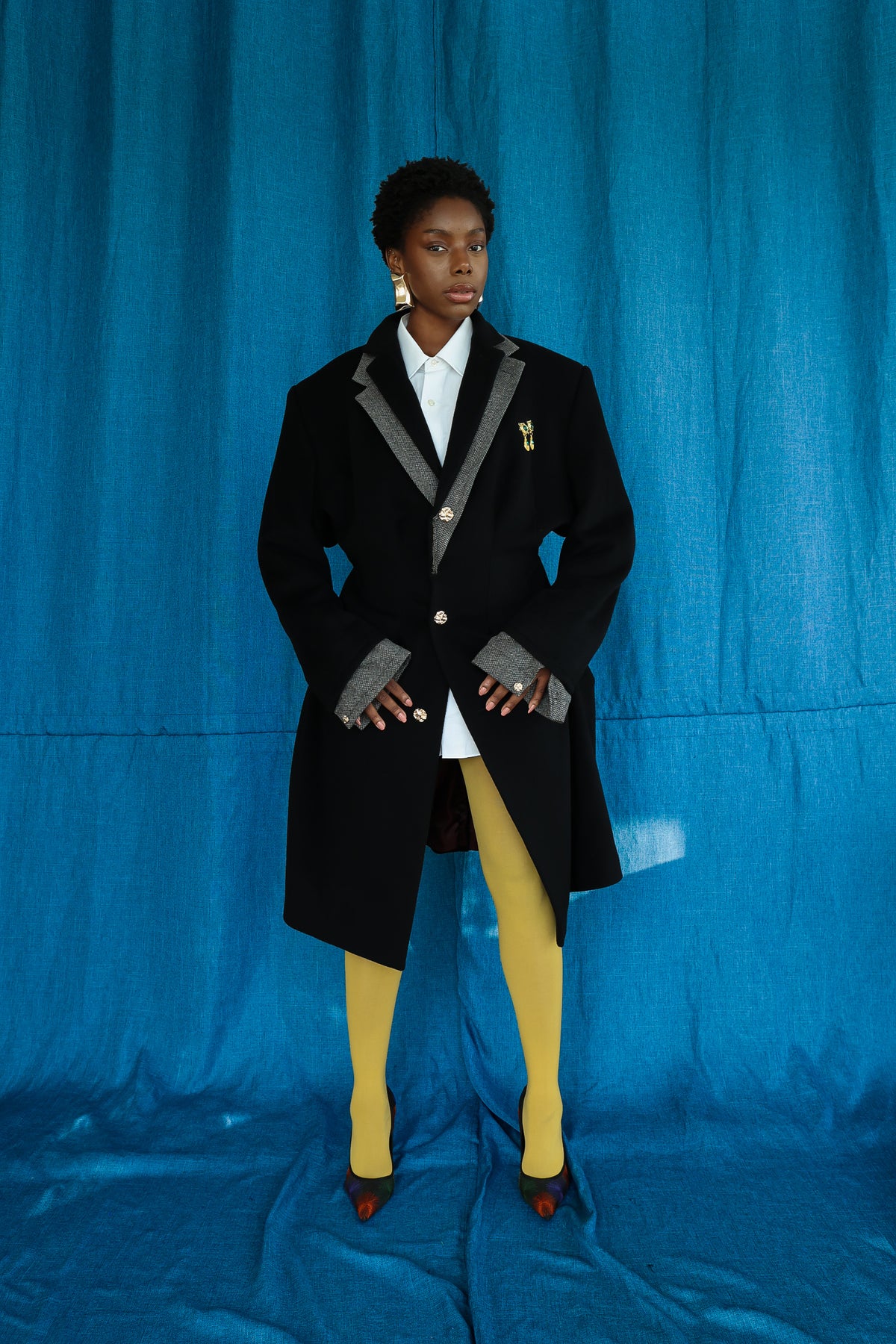 ONYX double collared trench