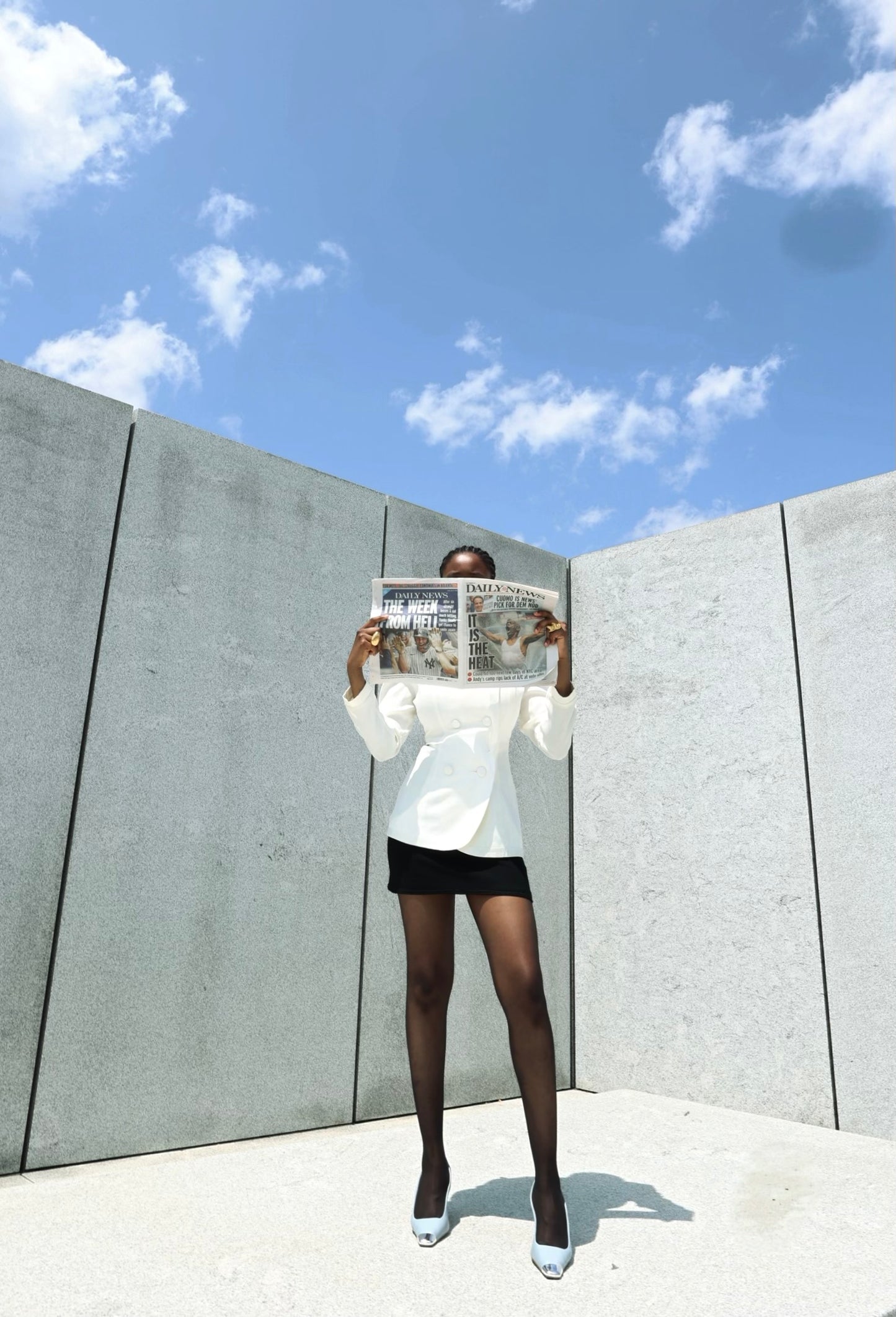 Luna mini skirt suit set