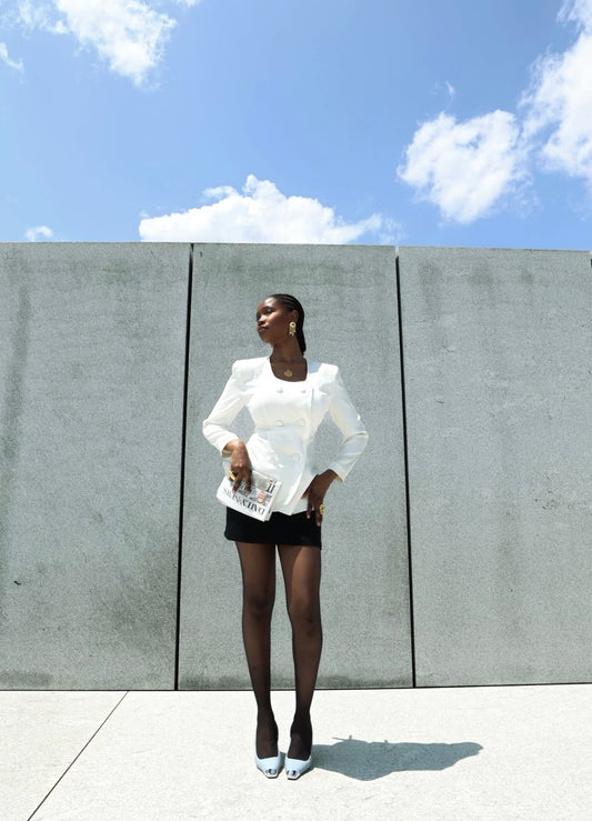 Luna mini skirt suit set